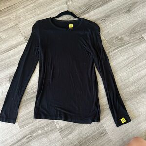 Wonderwink Black xs under scrub long sleeve